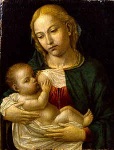 Madonna del Latte, asi 1485