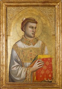 Reprezentace svatého Štěpána (malba na dřevě, cca 1320-1325) od Ambrogio Bondone (workshop) Giotto