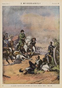 Ilustrace k Bídníkům od Victora Huga (barevná litografie)