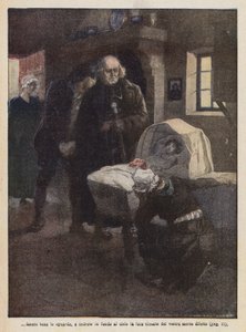 Ilustrace k Bídníkům od Victora Huga (barevná litografie) od Ambrogio Lombardi