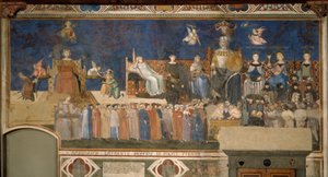 Alegorie dobré vlády od Ambrogio Lorenzetti