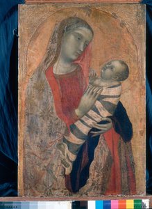 Madona s dítětem, 1320-23 od Ambrogio Lorenzetti