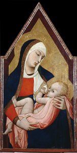 Madona z mléka, mezi 1325 a 1348 od Ambrogio Lorenzetti