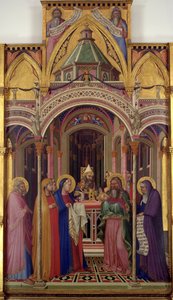 Prezentace v chrámu, 1342 od Ambrogio Lorenzetti