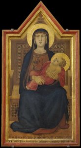 Panna a dítě na trůn, 1319. od Ambrogio Lorenzetti