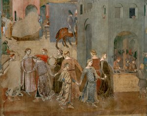 Požehnání dobré vlády (freska) od Ambrogio Lorenzetti