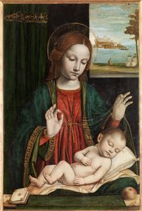 Madonna a spící dítě (Madonna of the Veil)
