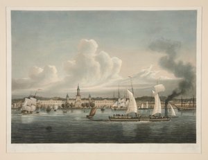 New Orleans od Ambroise Louis Garneray