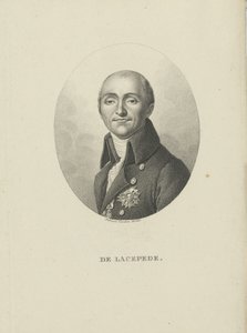 Bernard-Germain-Etienne de la Ville-sur-Illon, hrabě z Lacépède 1756-1815, c. 1810. od Ambroise Tardieu