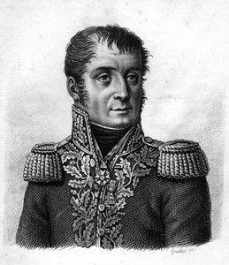 Generál Mouton - Duvernet (Régis Barthélemy, baron Mouton-Duvernet) Francouzský generál (1769 až 1816). v „Portrétech francouzských generálů po vítězstvích a bitvách Francouzů““. Vyryl Ambroise Tardieu v roce 1818. Sbírka Stella. od Ambroise Tardieu