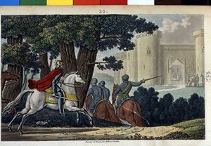Lothaire (941-986), dynastie Merovejců. Bojoval proti německému císaři Ottonovi I. a v Aachelu na něj překvapením zaútočil.- Navrhl a vyryl Ambrose Tardieu v roce 1825. od Ambroise Tardieu