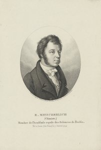 Portrét Eilharda Mitscherlicha 1794-1863, c. 1830-1840. od Ambroise Tardieu
