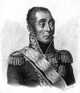 Portrét Emmanuela, markýze de Grouchy, maršála Francie (1766-1847) - v „Portrétech francouzských generálů po vítězstvích a výbojích Francouzů““. Hrob od Ambroise Tardieu v roce 1818. Sbírka Stella. od Ambroise Tardieu