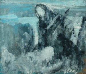 Skica pro "The net menders", kolem 1911-12 od Ambrose McEvoy