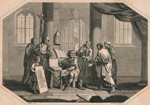Alfréd Veliký, 1808, rozdělení Anglie na County, Hundreds & Tythings od Ambrose William Warren