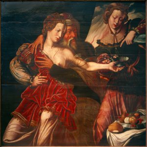 Loth a jeho dcery od Ambrosius Benson
