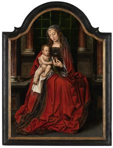 Madonna (olej na panelu) od Ambrosius Benson