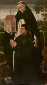 Svatý Tomáš a dárce od Ambrosius Benson