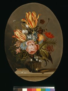 Váza s květinami, cca 1633 (olej na plátně)