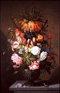 Zátiší z různých květin, 1634