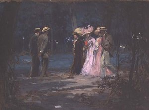 Večerní procházka od Amédée-Julien Marcel-Clément
