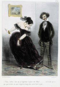 Karikatura - v "" Madeleines"" od Chama, v. 1870-1880 od Amédée de Noé