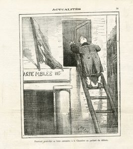 Ilustrace Cham (1819-1879) v Le Charivari od Amédée de Noé