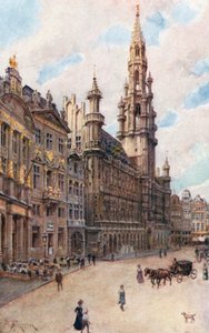 Hotel de Ville, Brusel (zobrazuje La Maison des Brasseurs, La Maison du Cygne a La Maison de l