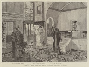 Hypatia, v divadle Haymarket, Issacharovo Pokušení Oresta