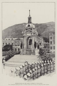 Jubilejní socha královny odhalena v Hongkongu