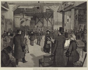 Zkouška na pantomimu v divadle Drury-Lane