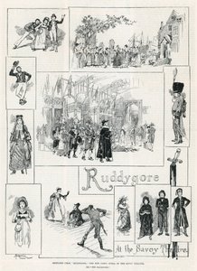 Sketches from Ruddygore, nová komická opera v Savoy Theatre