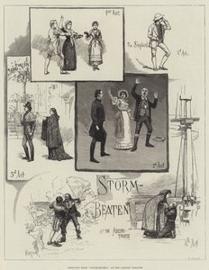 Náčrtky z Storm-Beaten, v divadle Adelphi
