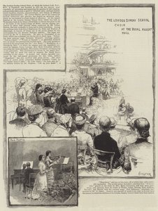 London Sunday School Choir v Royal Albert Hall od Amedee Forestier