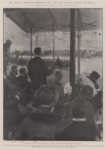 Royal Progress through the City and South London, 25. října