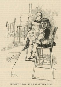 The West End Hospital for Paralysis and Epilepsy, Welbeck Street, London: Epileptický chlapec a ochrnutá dívka