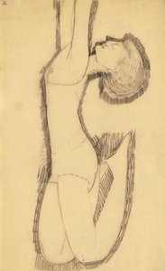 Anna Akhmatova jako Acrobat, 1911 od Amedeo Modigliani