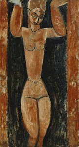 karyatid; Cariatide, kolem 1911-1913 od Amedeo Modigliani