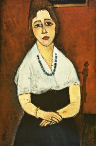 Dívka S Náhrdelníkem od Amedeo Modigliani