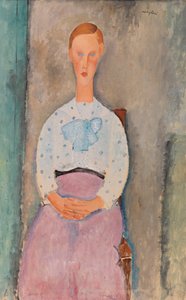 Dívka s puntíkovanou halenkou od Amedeo Modigliani