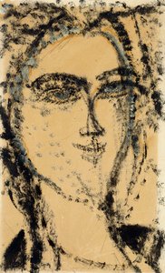 Hlava ženy, 1915 od Amedeo Modigliani