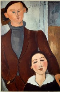 Jacques Lipchitz a jeho manželka od Amedeo Modigliani