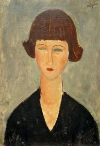 Mladá brunetka od Amedeo Modigliani