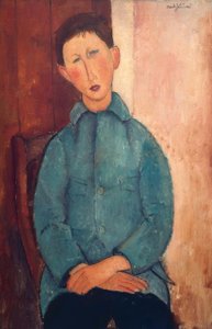 Chlapec v modré bundě od Amedeo Modigliani