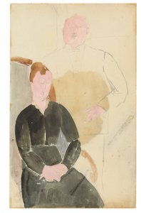 Domácnost, 1915 od Amedeo Modigliani