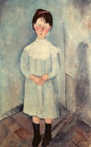 Holčička v modrém od Amedeo Modigliani