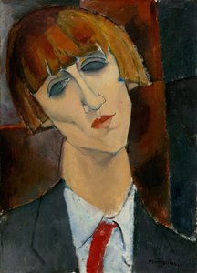 Madame Kisling, c. 1917 (olej na plátně) od Amedeo Modigliani