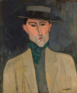 Muž v klobouku od Amedeo Modigliani