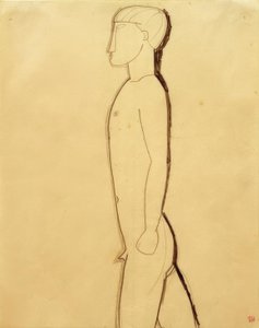 Muž z profilu od Amedeo Modigliani