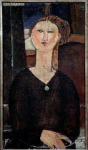Portrét Antonia Obraz od Amedea Modiglianiho (1884-1920) 1915 Sun. 0,82x0,46 m Paříž, Musee de l